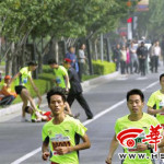 全国10公里路跑联赛西安站 兰州选手两次被打仍夺亚军